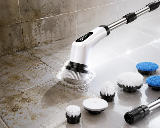 ZERLOVA™ 9-in-1 Electric Spin Scrubber (Cordless & IPX7 Waterproof)
